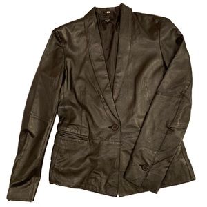 Leather Jacket Beautiful, Soft Black🖤 s: 10